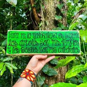 Pintura: La naturaleza es sagrada.